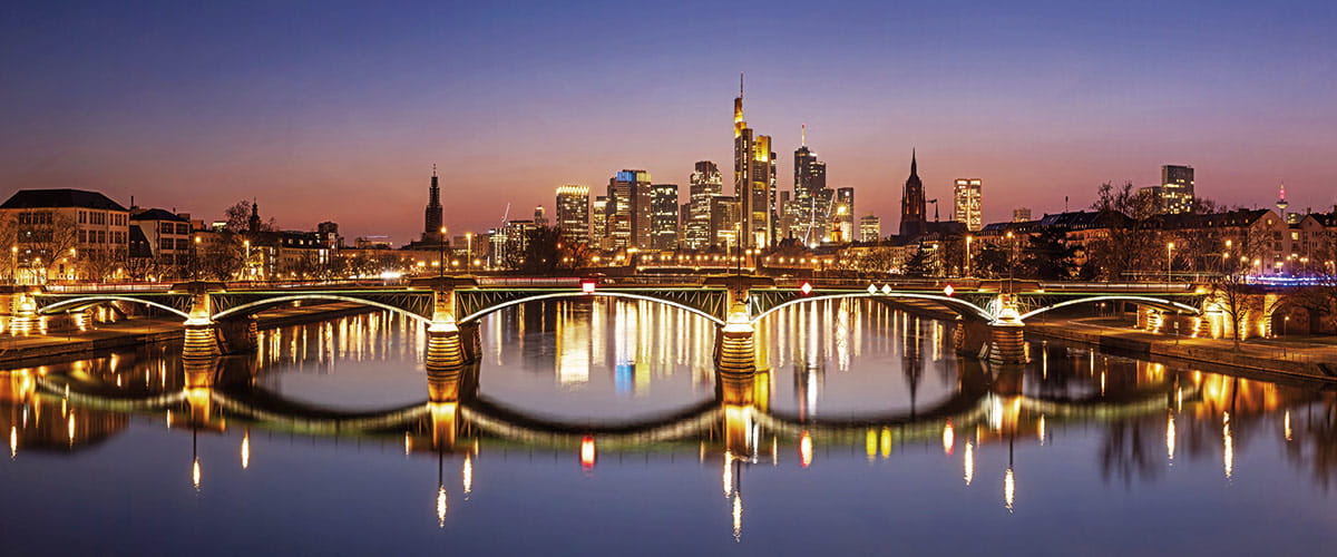 The city of Frankfurt
